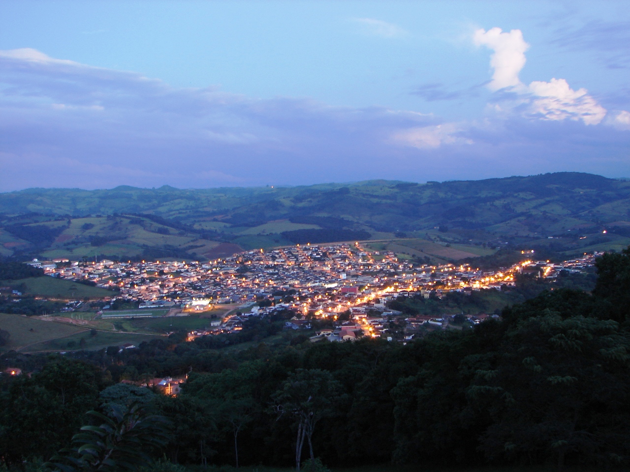 Entardecer em Bueno Brandão